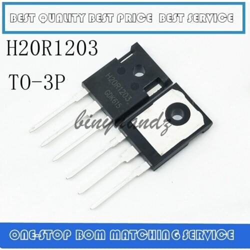 5PCS-20PCS NEW H20R1203 IHW20N120R3 IGBT Special chip induction cooker Insulated gate bipolar high-power tube TO-3P
