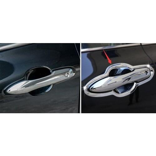 ABS Chrome For Toyota Camry 2018 2019 Accessories Car Door Bowl Protector Panel Cover Trim Sticker Car Styling 8pcs