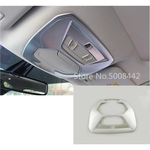 Car Inner Sticker Front Head Read Reading Switch Button Light Lamp Frame Trim 1pcs For Ford Kuga Escape 2017 2018 2019 2020 2021