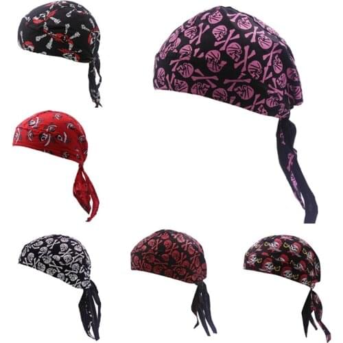 Ice-Feeling Bandana for bicycling Riding in Pirate Style Sun-Proof Outdoors Mosture Wicking & UV Protection