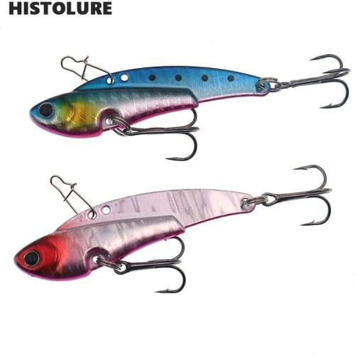 Metal VIB 65mm 20g Hard Fishing Lure Long Distance Casting Metal Bait Sinking Vibration Metal Wobblers Swimbait Isca