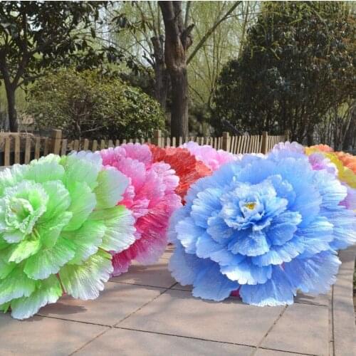 The peony flower umbrella props dance stage props Umbrella props flower