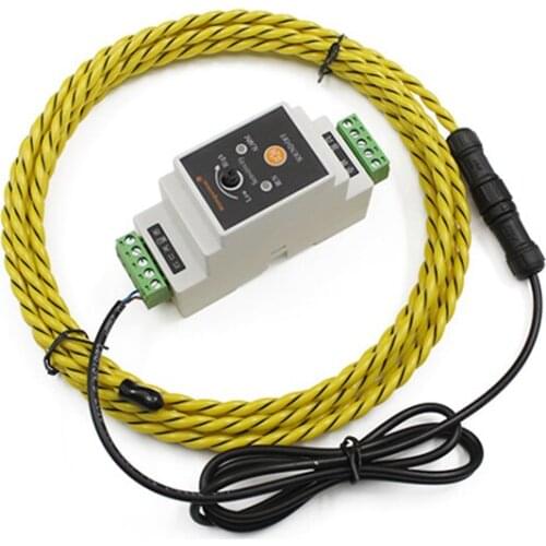 DC9~24V RS485 Water Leakage Detector Alarm Sensor NO NC Normal Open Close Relay Output For Power Distribution Room