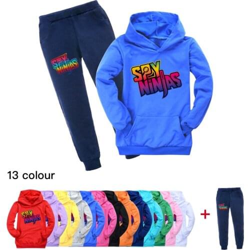 2020 New Spring Autumn Cartoon Printing Clothing Set Kids Hoodies Pants 2pcs Set Boys Tracksuit Fashion Infant Girls Sport Suits
