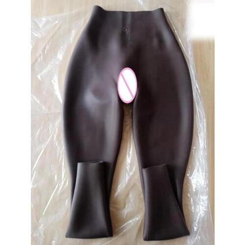 6G Fake Vagina Panty Realistic Full Silicone Ankle-length Silicone Panty Crossdresser Transvestite Dragqueen Transgender Cosplay