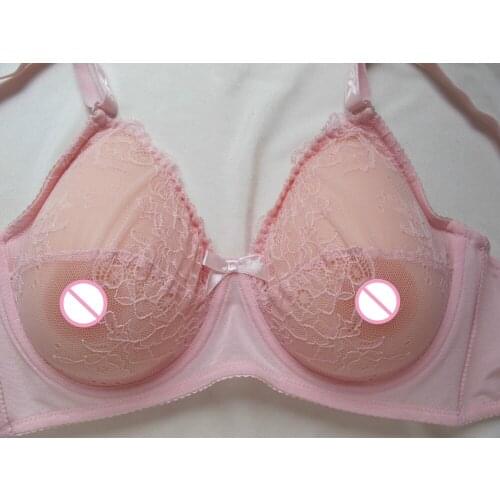 Artificial Silicone breast form bra insert bra pocket fake brust bra crossdresser bra push upnot including silicone breast