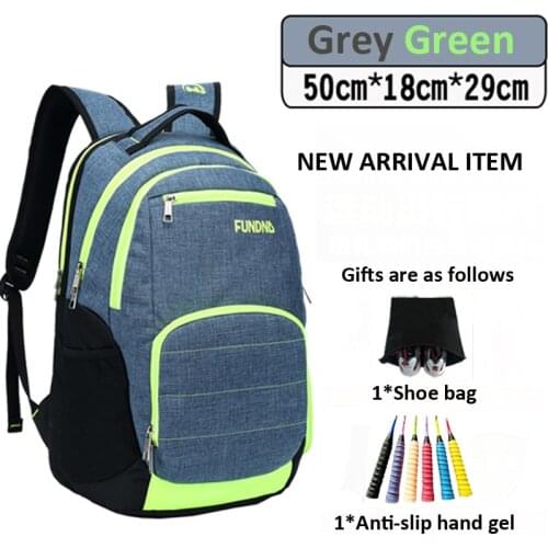 Wear-resistant Oxford Fabric Badminton Tennis Rackets Backpack Breathable Storage Squash Bag Tenis Rackets Touring Backpack Bags