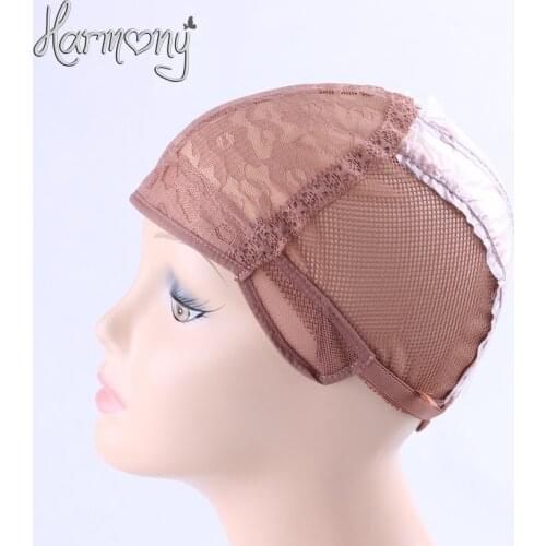 Hot Selling 1 piece New Fishnet Mesh Wig Cap Stretchable Lace Wig Caps For Making Wigs With Adjustable Straps Bonnet Perruque