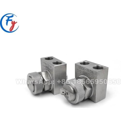 Mini type air atomizing nozzle nozzle, water atomizer nozzle, wide angle round spray pattern air atomizing nozzle