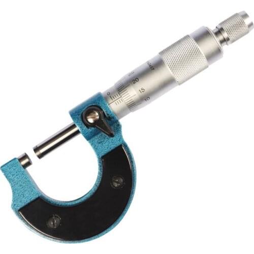 0-25 25-50 50-75 75-100mm 0.01mm Good Quality High Accuracy Yellow Outside Micrometer outside Micrometer tools