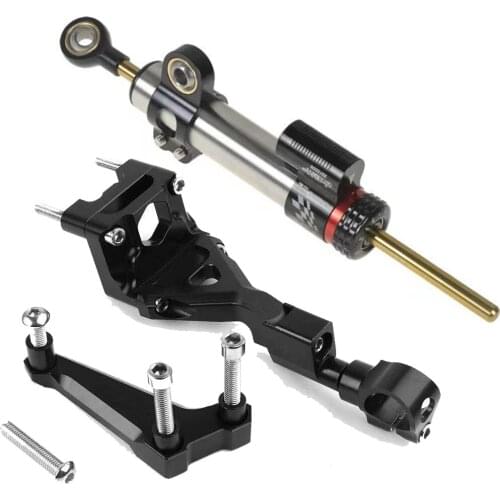 For Kawasaki Z250 Z 250 2015-2016 CNC Damper Steering StabilizerLinear Reversed Safety Control Over