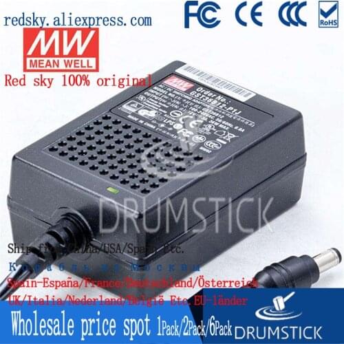Only 11.11) MEAN WELL GST36B12-P1J (6Pcs) 12V 3A meanwell GST36B 12V 36W AC-DC High Reliability Industrial Adaptor