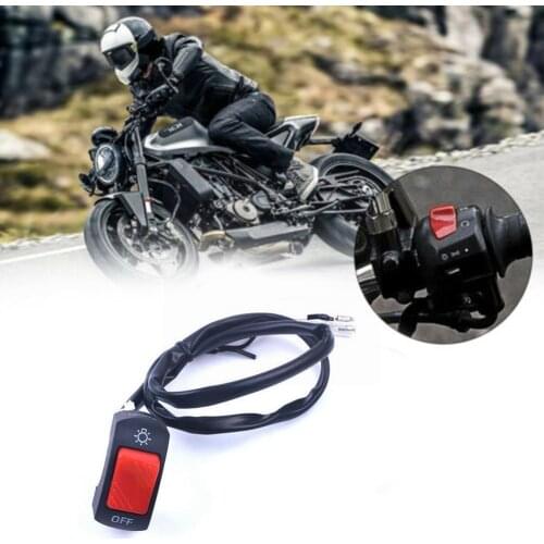 Universal Motorcycle Handlebar Switch Motorbike Button Switch Led Headlight Compatible About with Scooter Tube Diameter 22- S7O3