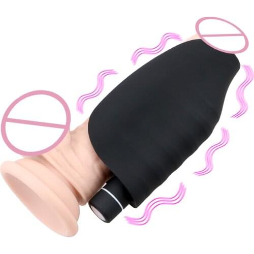 Bullet Vibrator Male Penis Exerciser Vibrator 9 Frequency Vibrating Penis Trainer Penis Stimulate Massager Delay Trainer