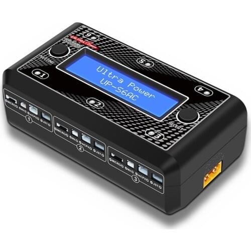 Ultra Power UP-S6AC 6x4.35W 1S AC/DC LiPO/LiHV Battery Charger With Micro MX mCPX JST Fpr RC Models Multicopter Part Accs