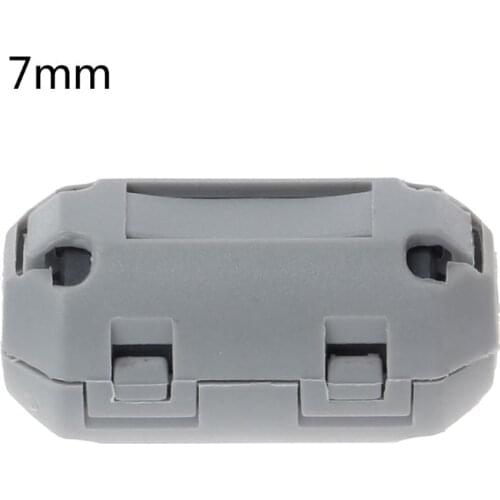 Clip-on Ferrite Choke Ring Cord RFI EMI Noise Suppressor Filter Cable Clip