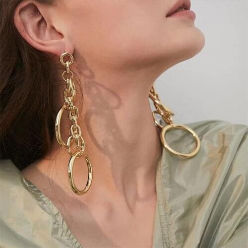 Fashion statement Earrings womens large geometric Earrings hanging Earrings Pendant Earrings modern womens jewelry 2021