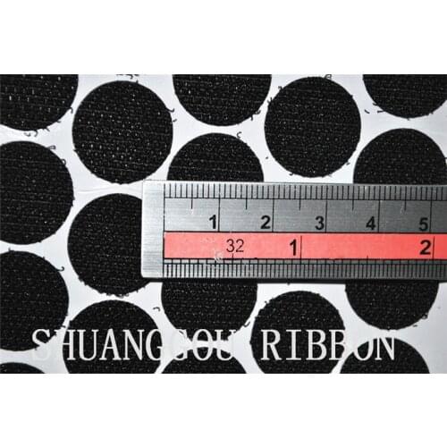 1.8cm Diameters 1000sets , Adhesive coins,Sticky Backing Fastening Dots.self adhesive round hook and loop