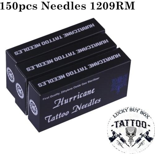 Sterilize Tattoo Needles 1209RM Tattoo needle 150PCS high quality Round Magnum Needles for Tattoo Machine Gun