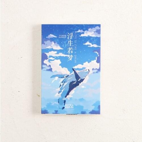 30sheets/LOT Life is Like a dream Postcard /Greeting Card/Wish Card/Christmas and New Year gifts cards