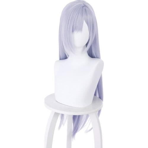 Arknights Gladiia Cosplay Wig 80cm Heat Resistant Synthetic Hair Carnival Halloween Party Props