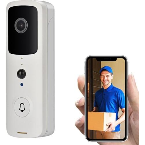 Wireless Video Doorbell 720P Visual Real-time Intercom WiFi Door Bell PIR Detection Night Vision Intelligent Security Camera