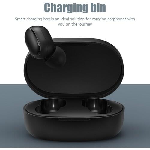 300mAh Charging Case with USB Cable for Xiaomi Redmi AirDots TWS Earbuds Charging Case USB Sport Stereo Auricolari Impermeabili