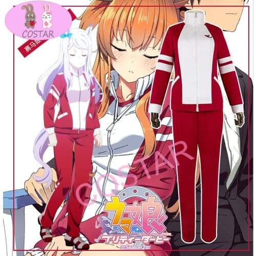 COSTAR Anime Game Umamusume Pretty Derby Special Week Silence Suzuka Cosplay Costume Full Set Outfit Women