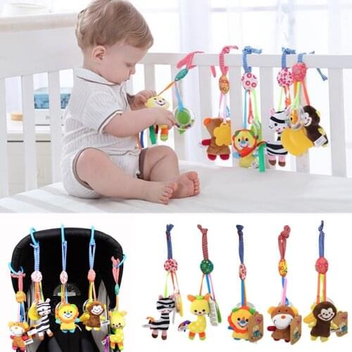 Baby Rattles Bell Toy 0-12 Months For Stroller Mobile Bed Toy Infant Rattle Speelgoed Pendant Crib Bed Carriage Hanging Baby Toy