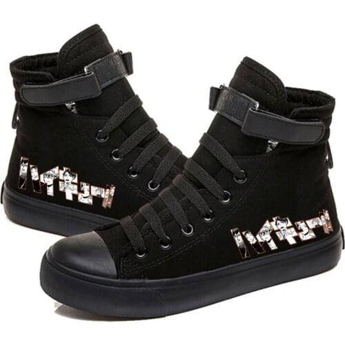 Oya Oya Oya Haikyuu Printed High Top Canvas Shoes Cozy Sneakers