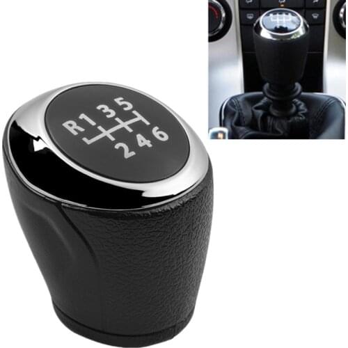 Chrome Leather Gear Head Shift Knob for Car Styling Accessories Chevrolet Chevy Cruze 2008 2009 2010 2011 2012 2013 2014 2015
