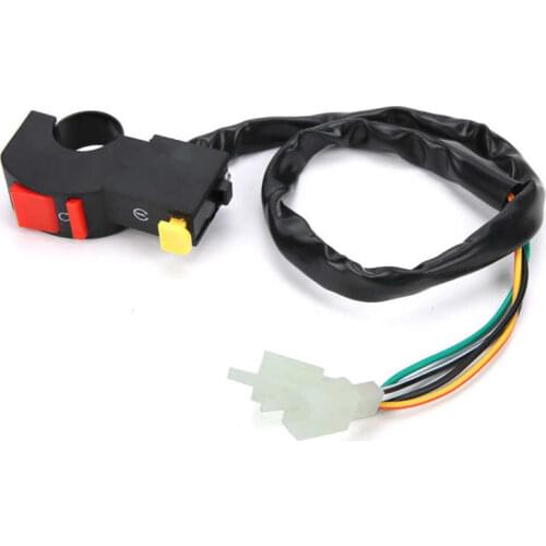Motorcycle Kill Stop Button Switch Handlebar Ignition On Off Starter Fit for 50cc/ 110cc/ 125cc Pit Quad Dirt Bike
