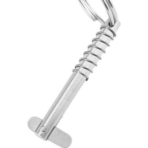 Marine Grade Quick Release Pin 316 Stainless Steel for Boat Bimini Top Deck, Hinge Marine Hardware, 6.3x76mm, Strong