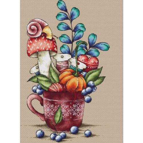 M200217Home Fun Cross Stitch Kit Package Greeting Needlework Counted Kits New Style Joy Sunday Kits Embroidery