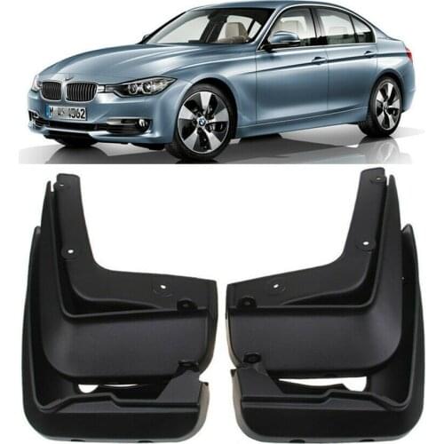 4pcs Molded Car Mudflaps Front Rear Mudguards FOR 2012-2018 BMW 3 Series F30 F31 Mud Flap Splash Guards Car fender Flares