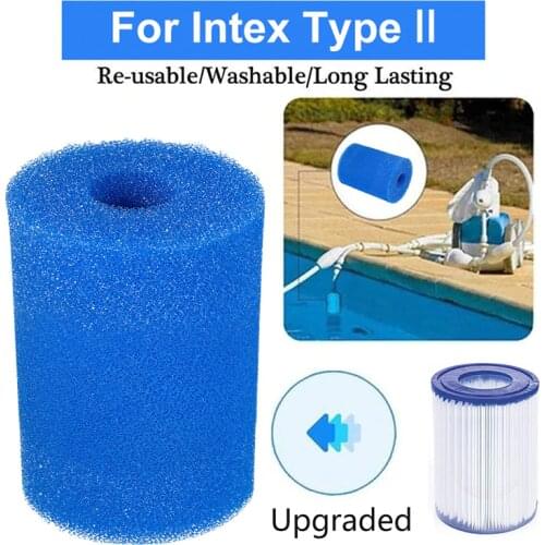 Replacement Filter Cartridge Foam Type I/II/VI/D/H/S1/A/B Heavy Duty Pool Filter Sponge Reusable for Swimming Pool Spa MC889