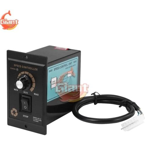 AC 220V 400W Motor Speed Pinpoint Regulator Controller Forward & Backward 50/60hz Speed Reducer Motor Speed Control 6 Pin