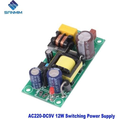 SANMIN AC220V to DC9V 1.35A 10W high performance Power supply switching power supply module 220V to 9V bare board PLF12A9V