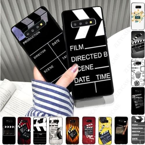 Film Movie Clapper board Phone Case For samsung galaxy s10 s20fe s9 s30 s20ultra s21plus note8 9 note10plus note20 ultra Cover