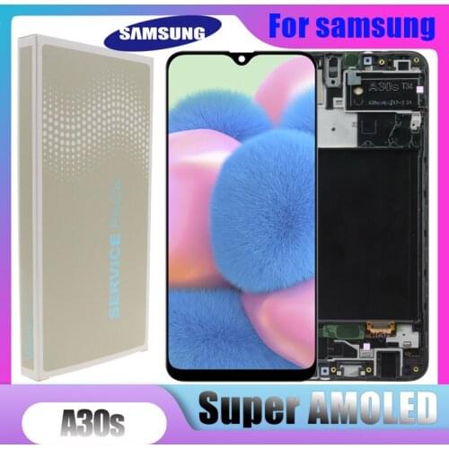 ORIGINAL 6.4" A30S Display For Samsung Galaxy A30S A307 A307F A307FN/DS LCD display Touch Screen Digitizer Assembly Replacement