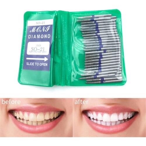 50pcs/Bag SO SERIES Dental Diamond FG High Speed Burs for Polishing Smoothing Teeth whitening tool