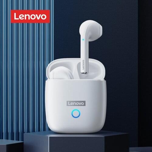 Lenovo LP50 TWS Wireless Headphones 9D Stereo Waterproof Silicone Bluetooth Earphone for iPhone 13 Xiaomi Earbuds with Mic