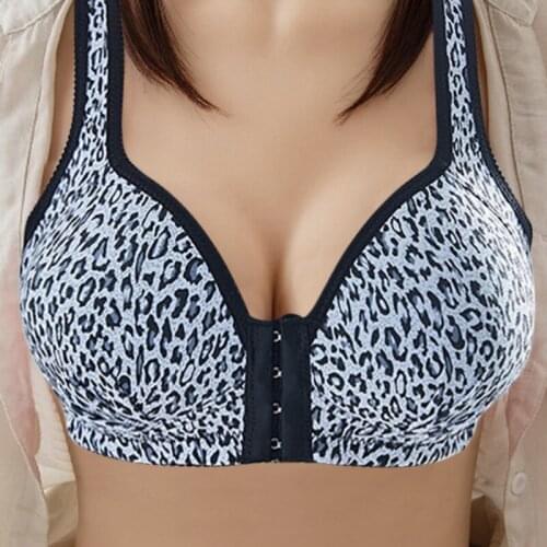 Front Closure Seamless Sexy Bra For Women Fashion Push Up Bras Wire Free Lingerie Full Cup Bralette Cotton Underwear Brassiere