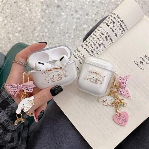 Big White Ears Rabbit Earphone Cover For AirPods 2 3 Pro Case Silicone Bluttooth Earphone Charging Box Cover Rabbit Pendant