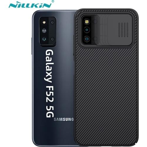 NILLKIN Case for Samsung Galaxy F52 5G Camera Protection Slide Protect Cover Lens Protection Case for Samsung Galaxy F52 5G