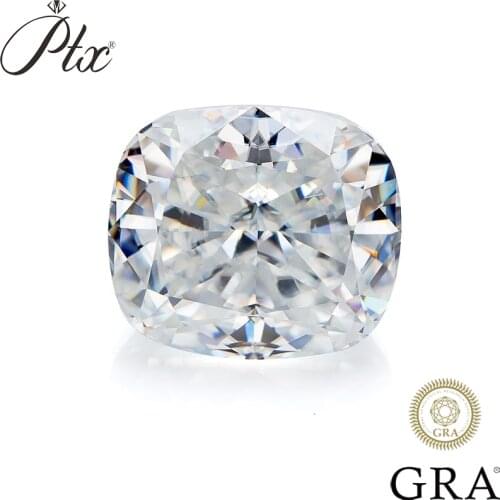 Loose Gemstones Moissanite Diamond Best D Color Excellent Crushed Ice Cushion Cut Gem Stone For Jewelry Diamond Ring