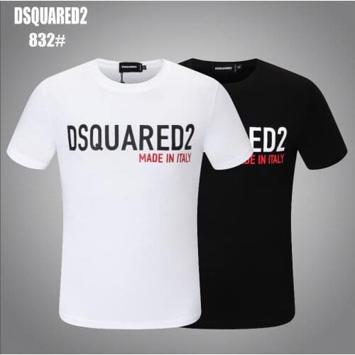 Dsquared2-letter printing, mens and womens T-shirts, couples, 2021 mens T-shirts 832