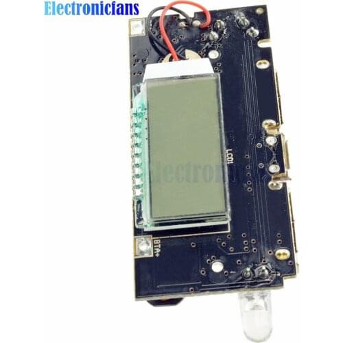 Dual USB 5V 1A 2.1A Mobile Power Bank 18650 Battery Charger PCB Power Module Accessories LCD Charging Module For Phone DIY