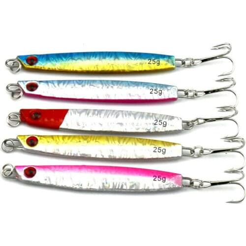 HENGJIA Brand Fishing Lures metal Lure iron plate metal lead bait deep sea fishing bait 3pcs/lot
