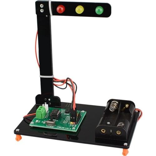 Intelligent traffic light model Single chip microcomputer traffic signal light Student DIY technology small production materials